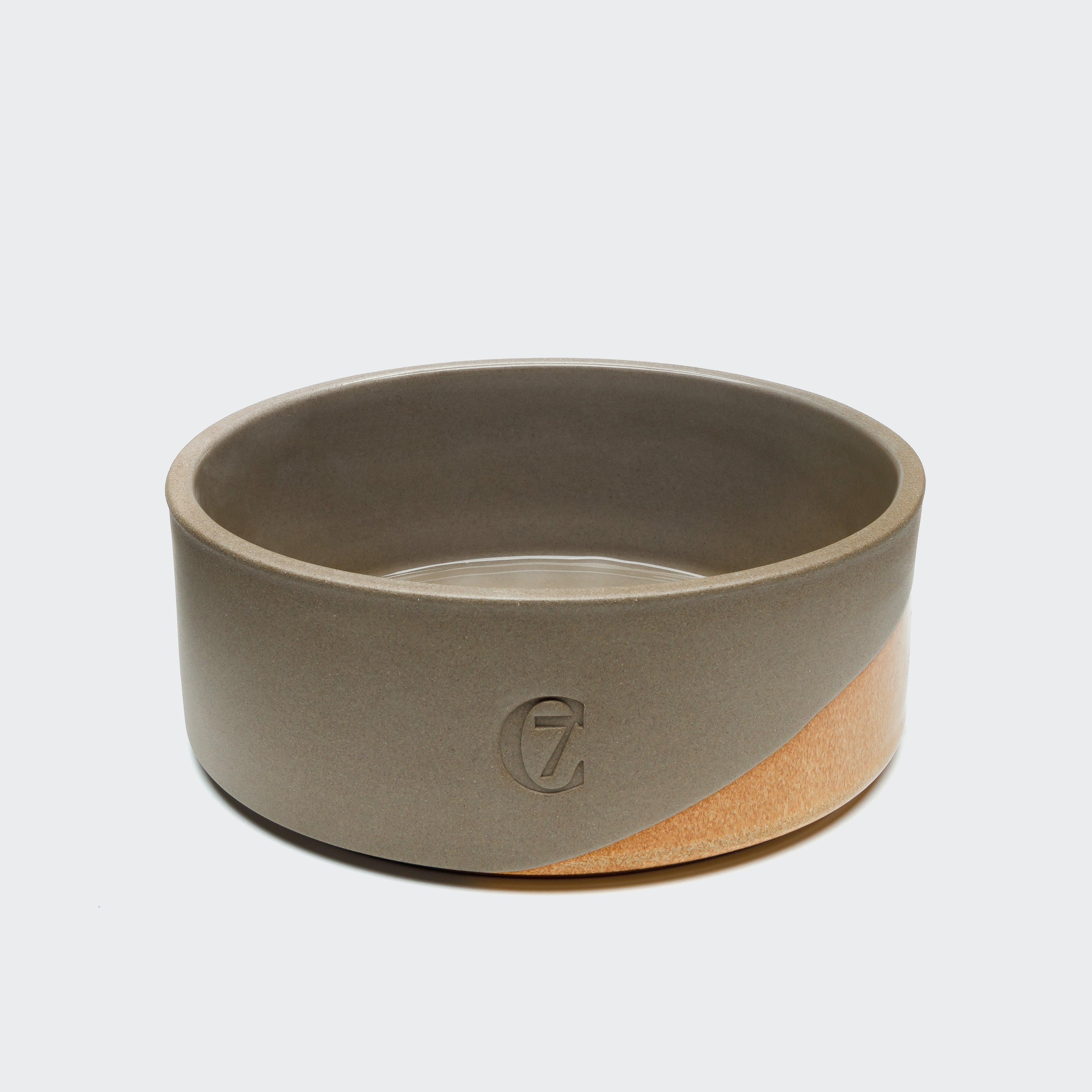 Mauro Mud-Ginger Dog Bowl - Durable, Stylish Feeding Dish for Dogs