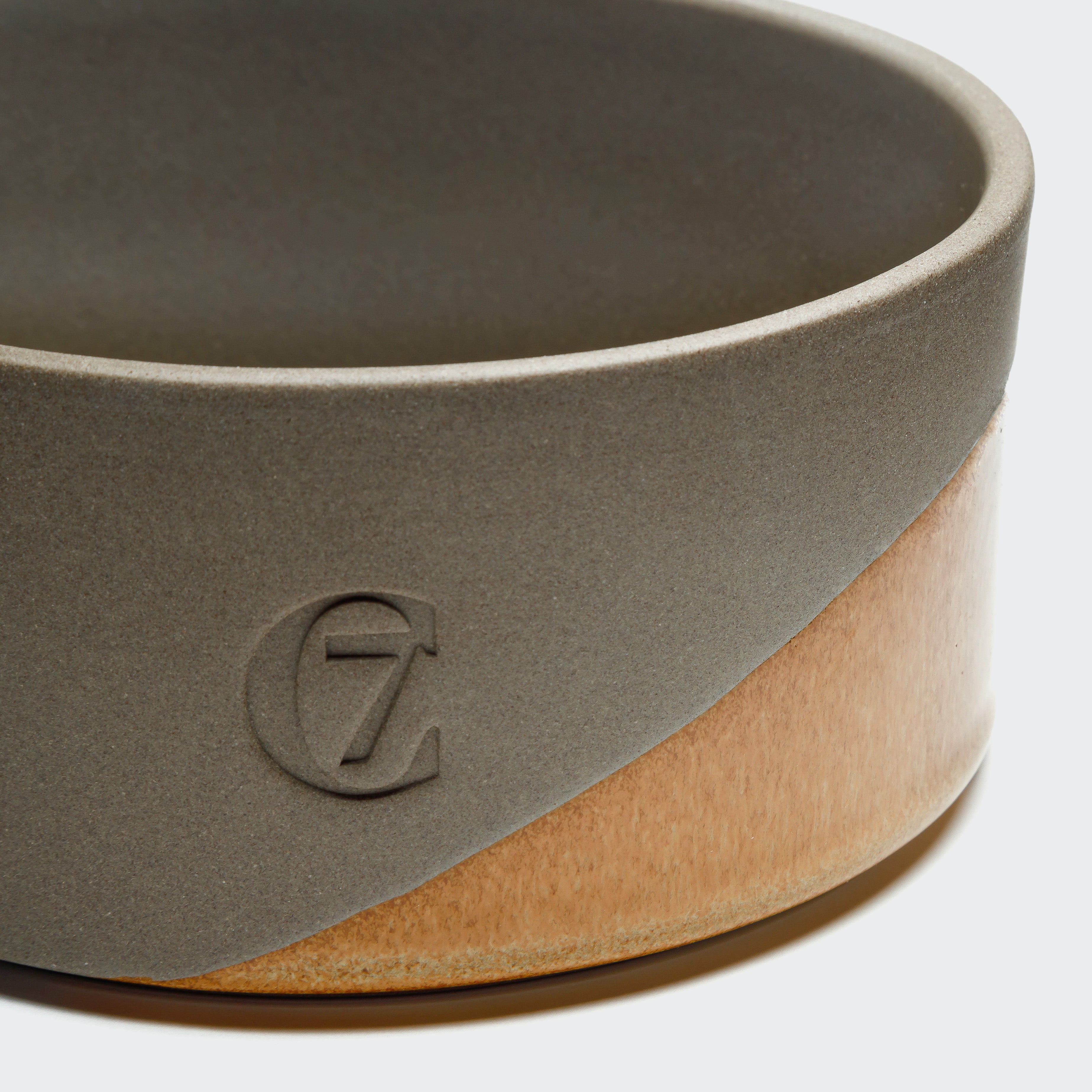 Mauro Mud-Ginger Dog Bowl - Durable, Stylish Feeding Dish for Dogs