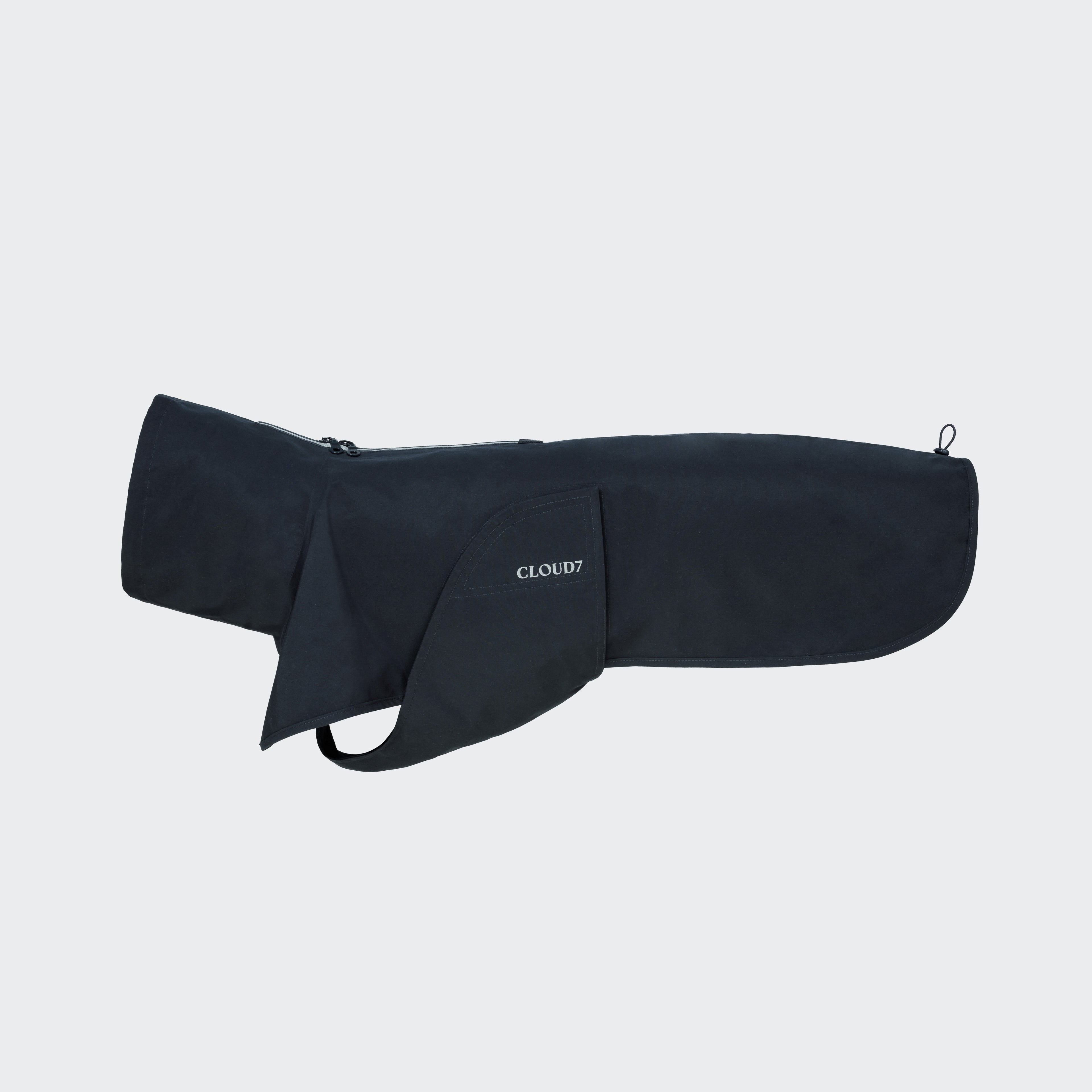 Helgoland Navy Dog Raincoat