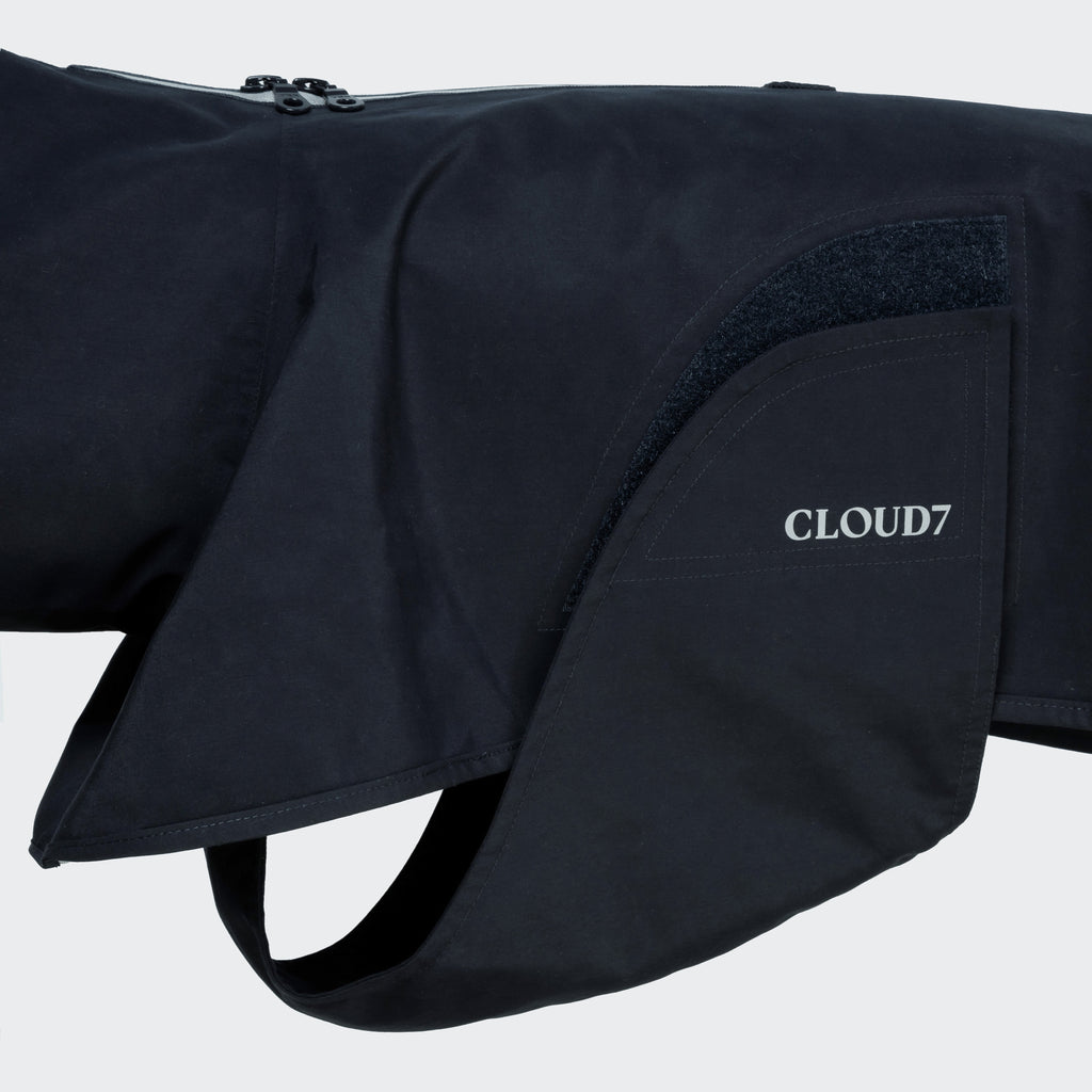 Helgoland Navy Dog Raincoat