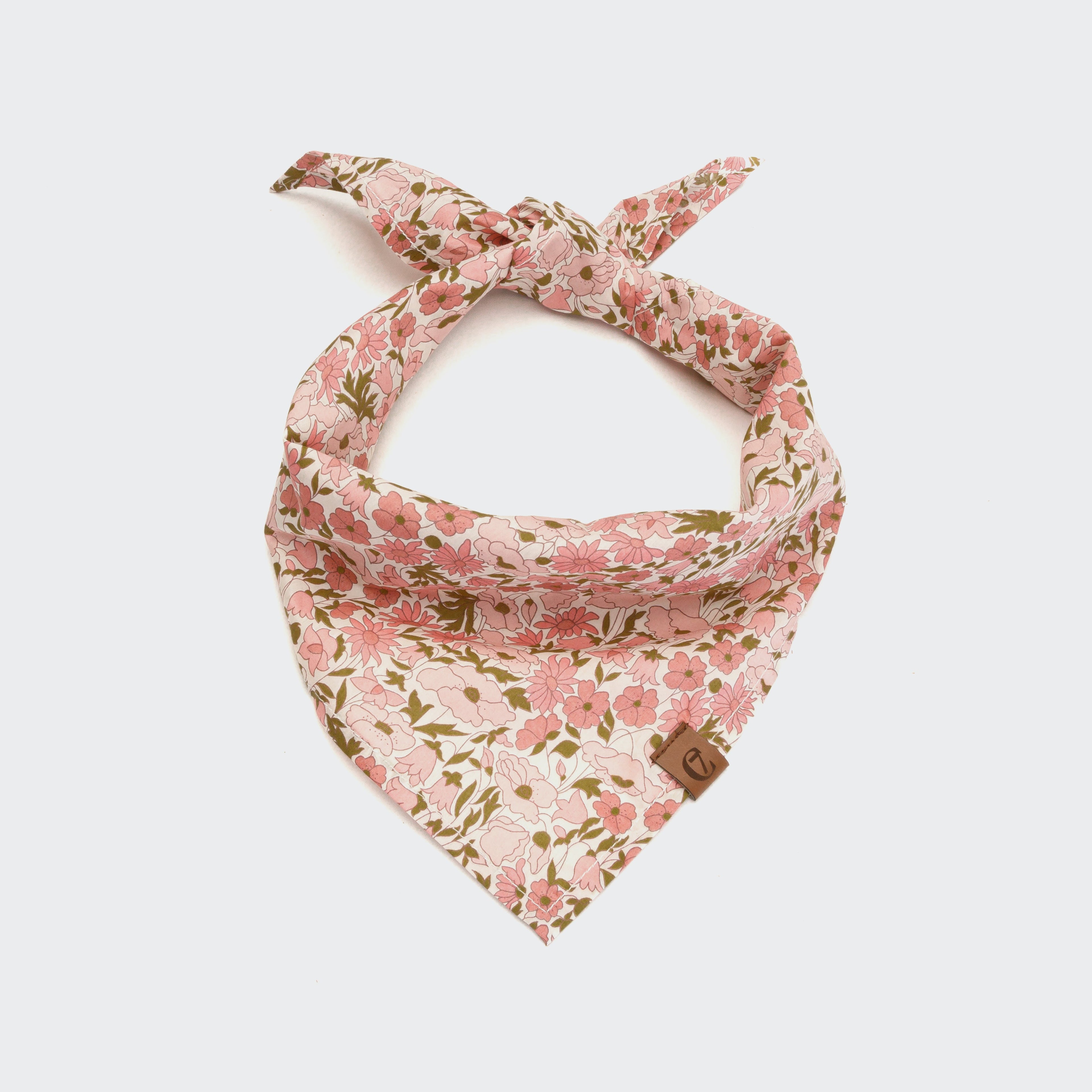 Poppy Flower Dog Bandana - Adorable Pet Accessory
