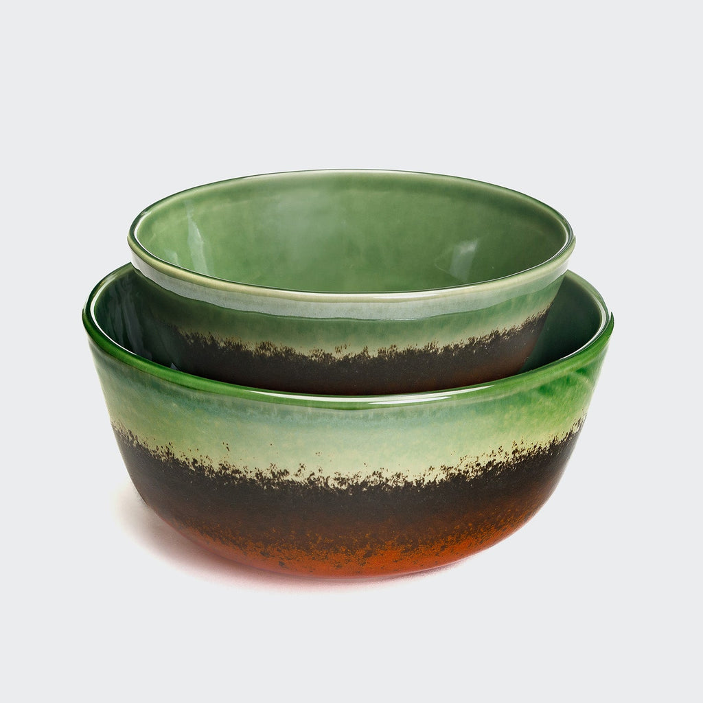 Annie Green-Orange Dog Bowl - Durable & Easy-Clean Pet Dish