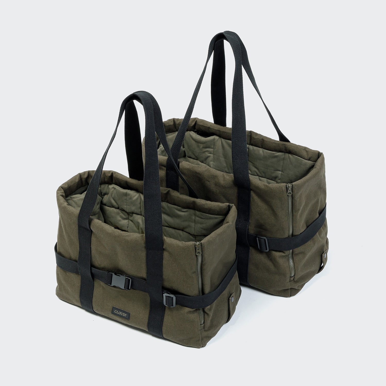 Turin Canvas Dog Carrier in Olive