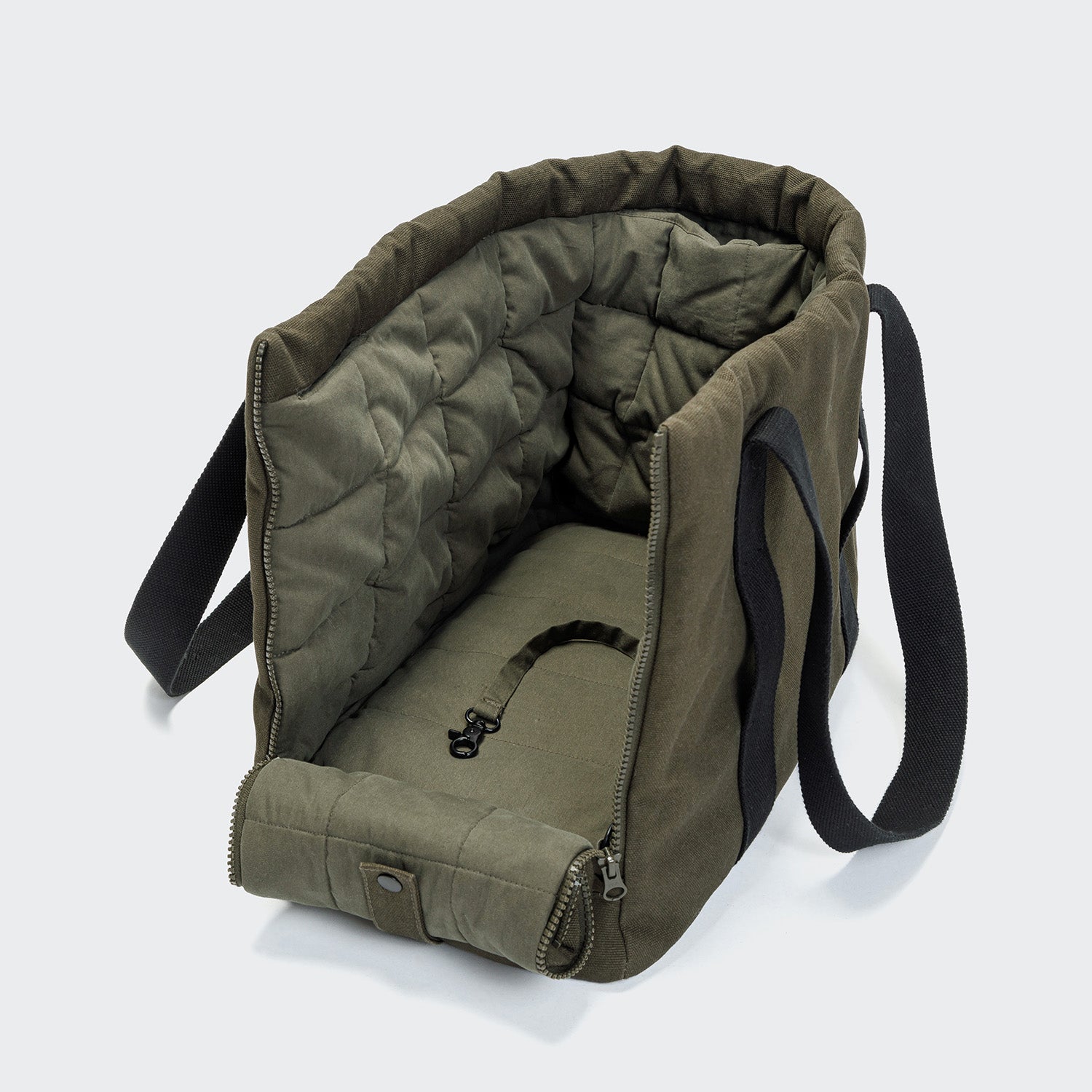 Turin Canvas Dog Carrier in Olive
