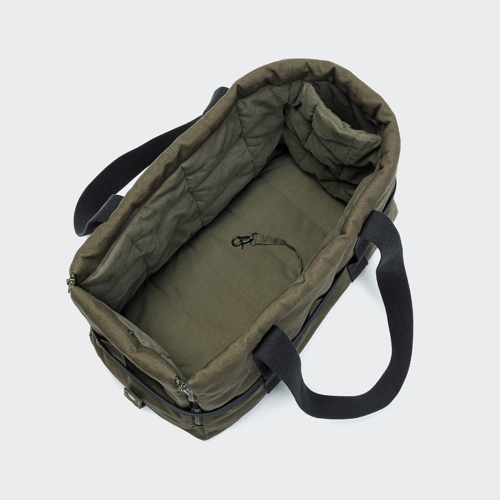 Turin Canvas Dog Carrier in Olive
