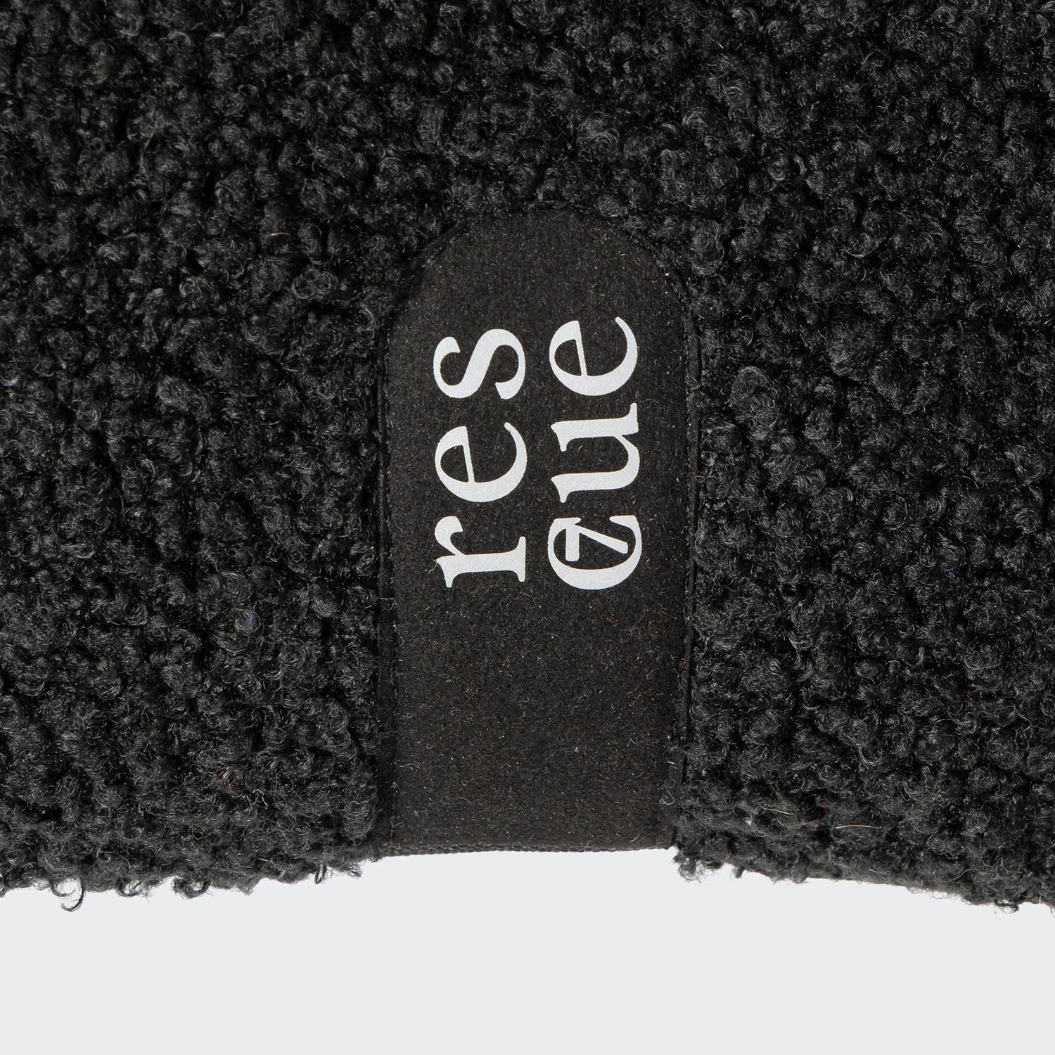 RESC7UE Black Plush Dog Pillow - Ultra-Soft, Huggable Cuddle Toy