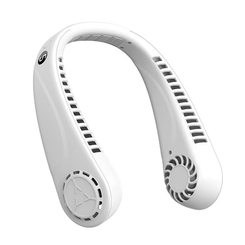 Newest Rechargeable Personal Hanging Neck Fan USB Mini Portable&Wearable Neck Fan Bladeless Outdoor Sport Fan