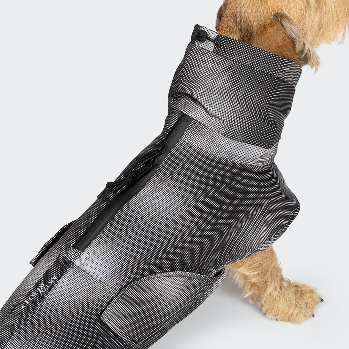 AKTIV Black Dachshund Raincoat – Weatherproof Coat for Dachshunds