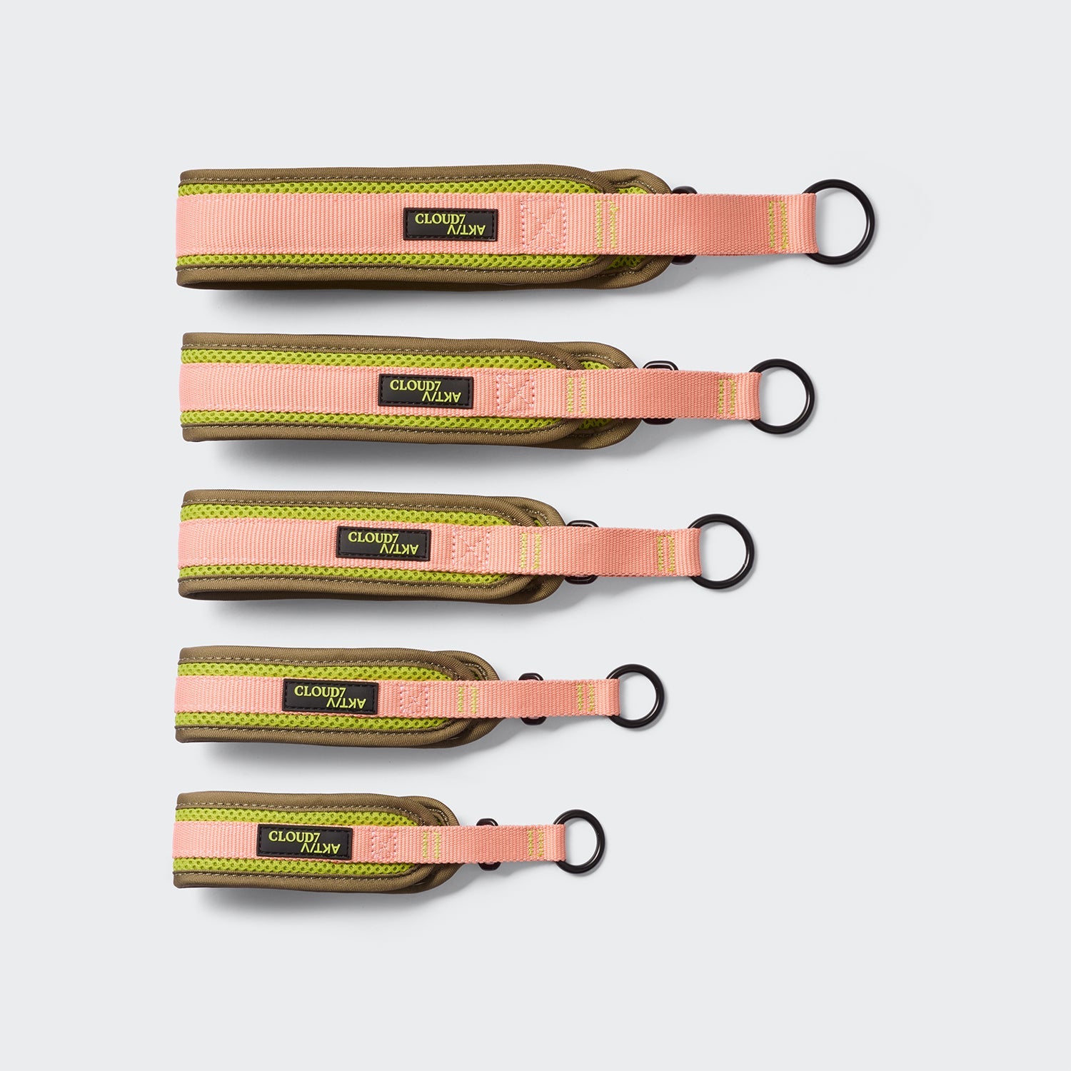 C-1 Martingale Collar with Air-Mesh AKTIV – Neon Green/Peach