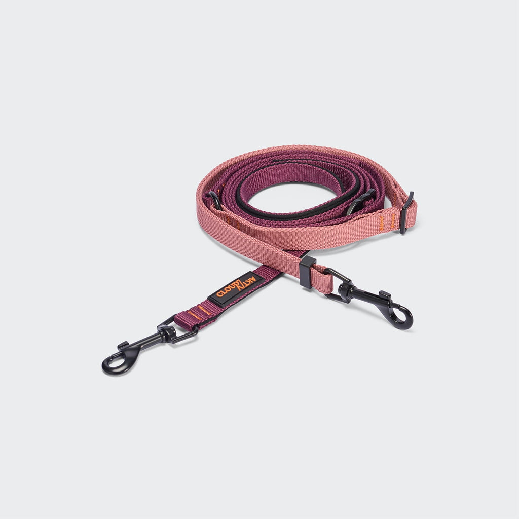 L-1 Hands-Free Leash AKTIV – Elegant Aubergine/Soft Rose