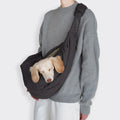 LTTL Puffer Dog Sling Bag – Dark Grey/Khaki