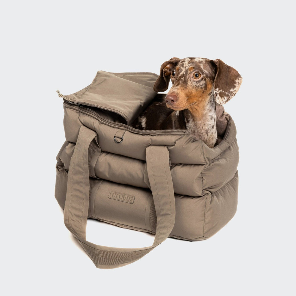 Montreal Sandy Brown Dog Carrier - Comfortable and Durable Pet Carrier