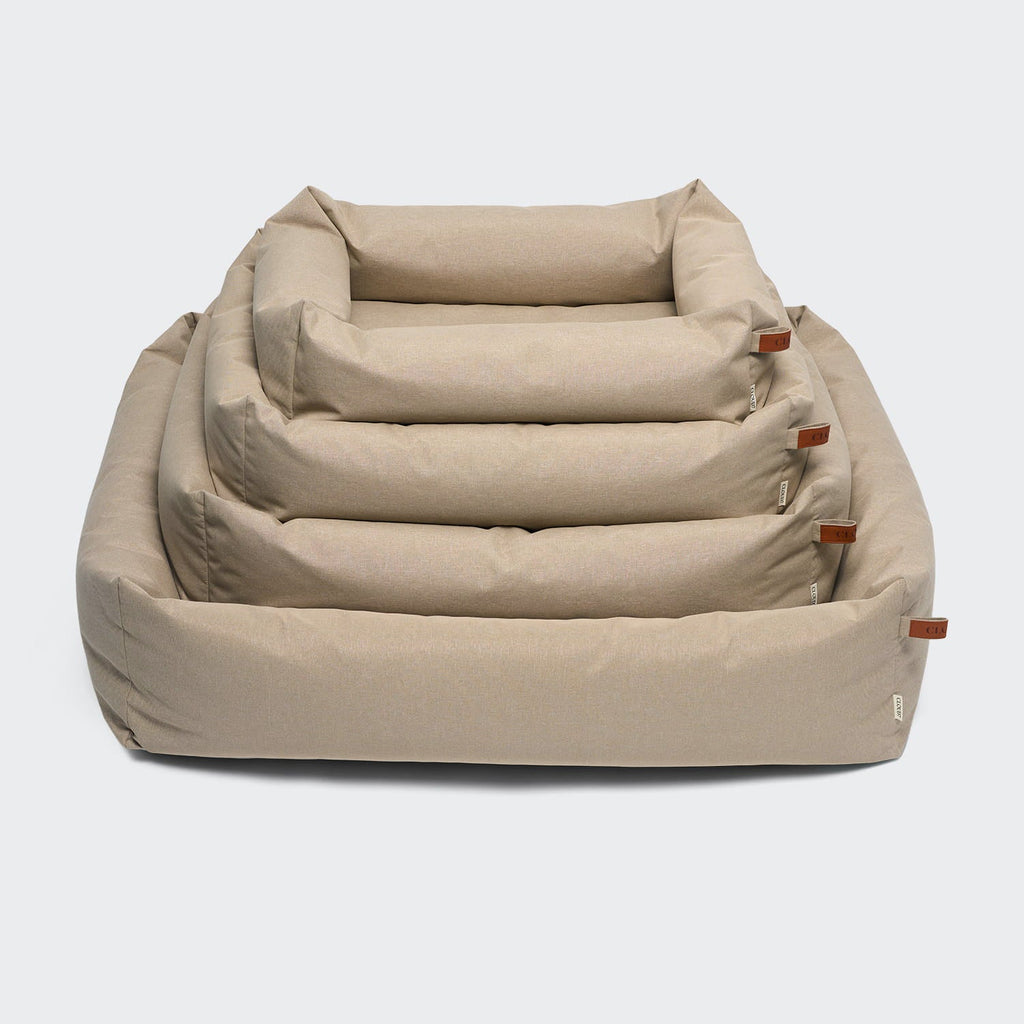 Sleepy Deluxe Outdoor Dog Bed in Sand