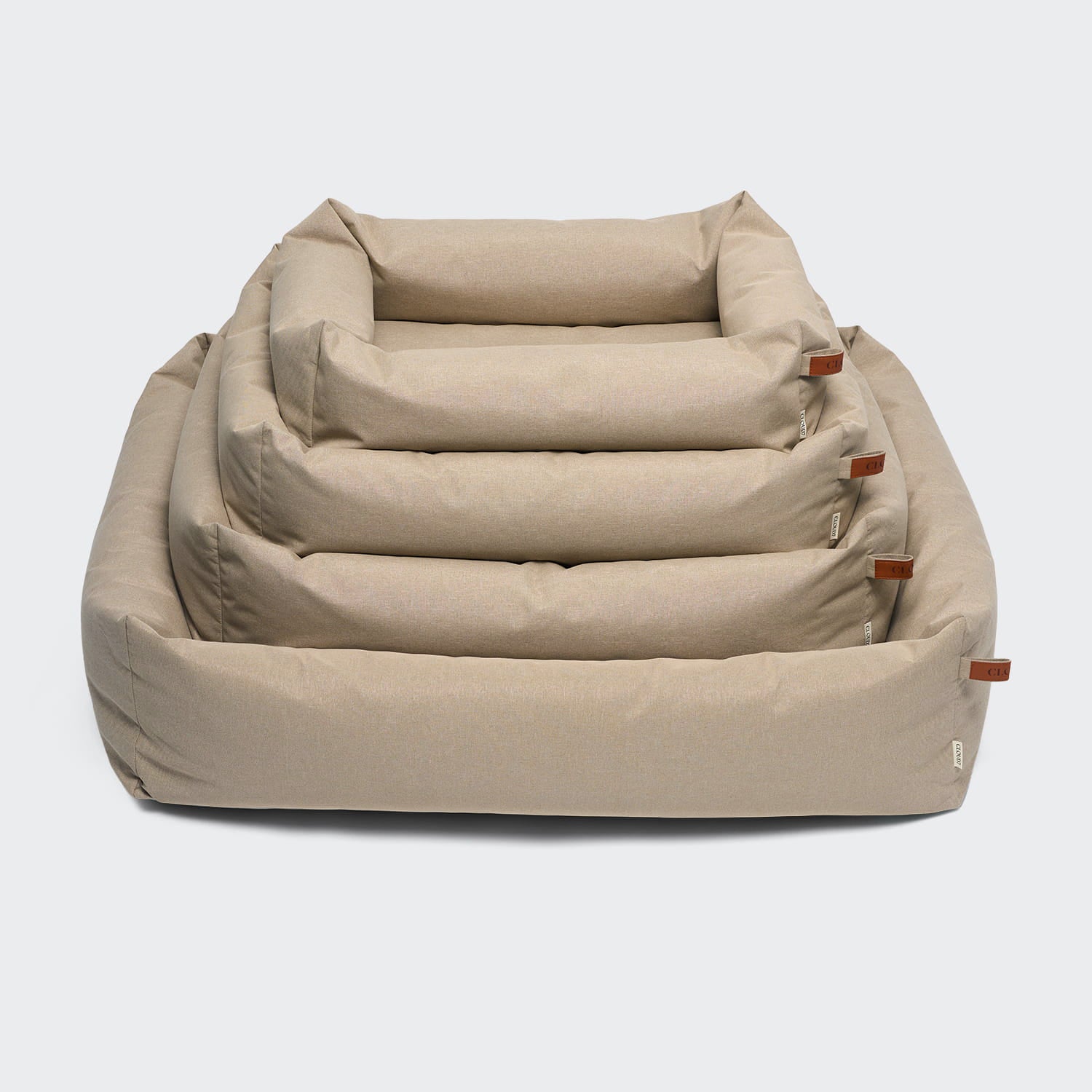 Sleepy Deluxe Outdoor Dog Bed in Sand
