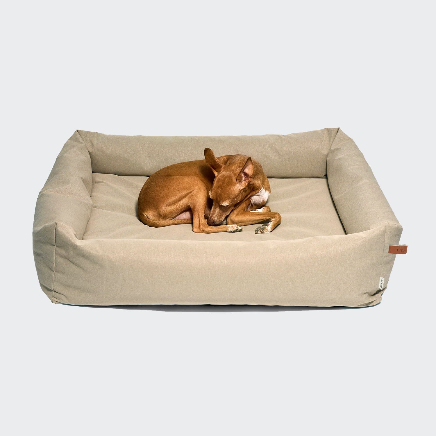 Sleepy Deluxe Outdoor Dog Bed in Sand