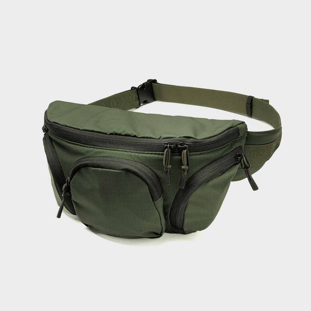AKTIV Olive Belt Bag - Sleek, Hands-Free Convenience