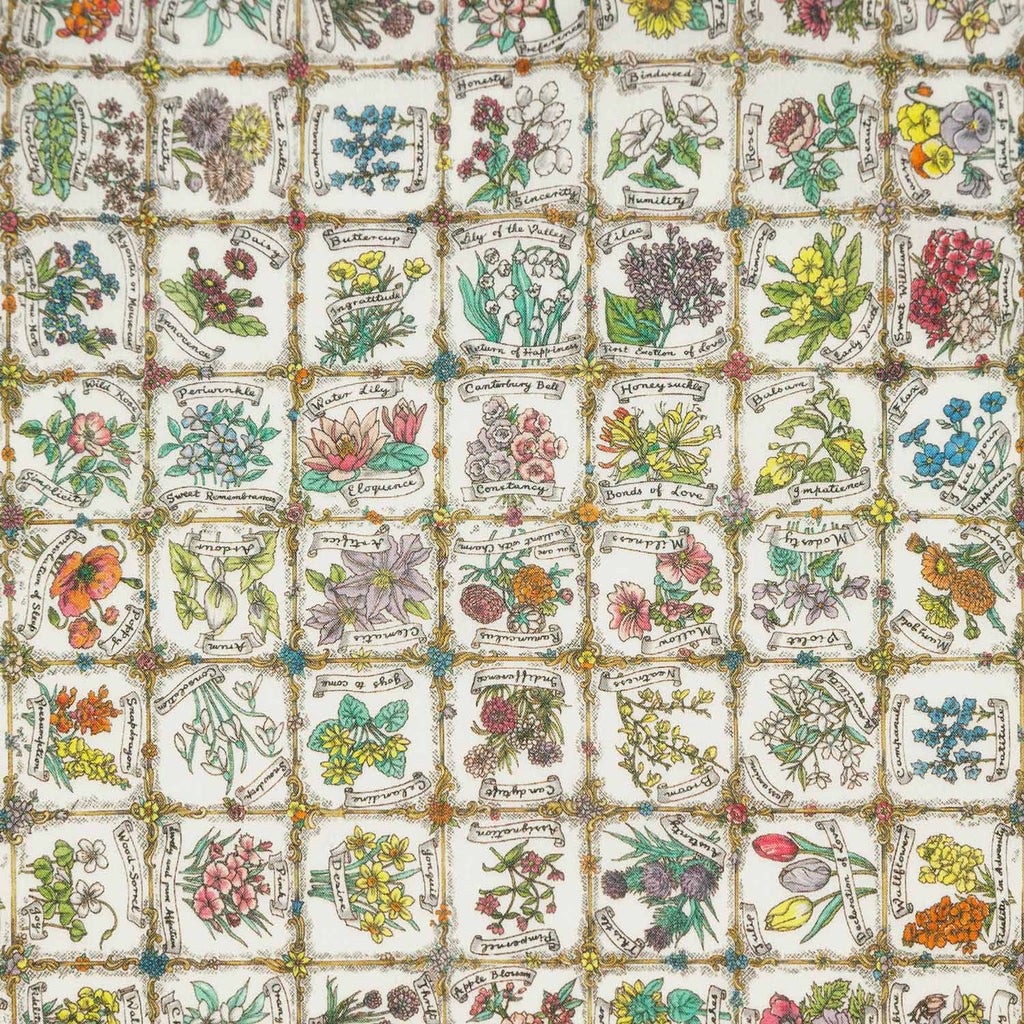 Floral Square Pattern Dog Bandana