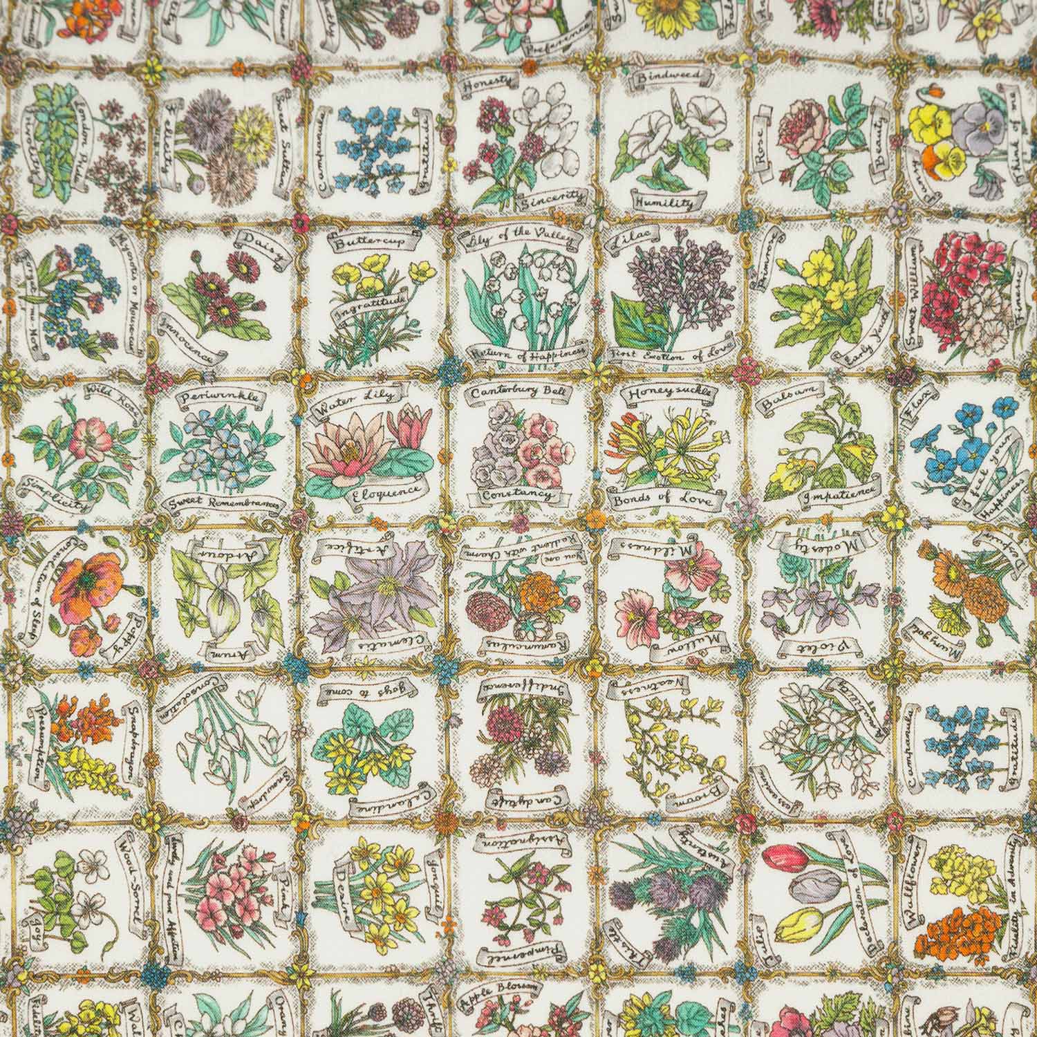 Floral Square Pattern Dog Bandana