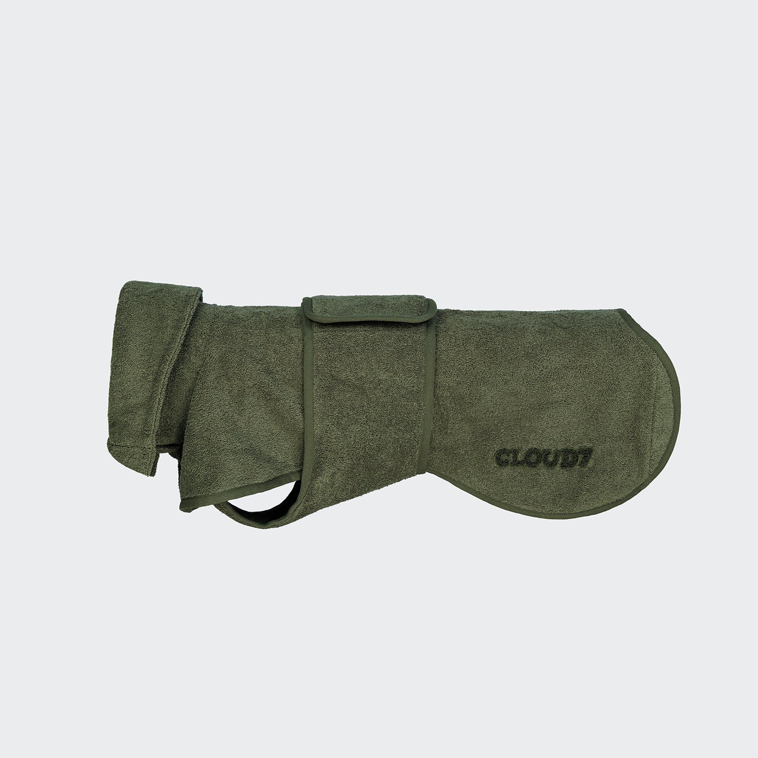 Wannsee Sage Dog Bathrobe - Plush, Cozy & Absorbent for Pets