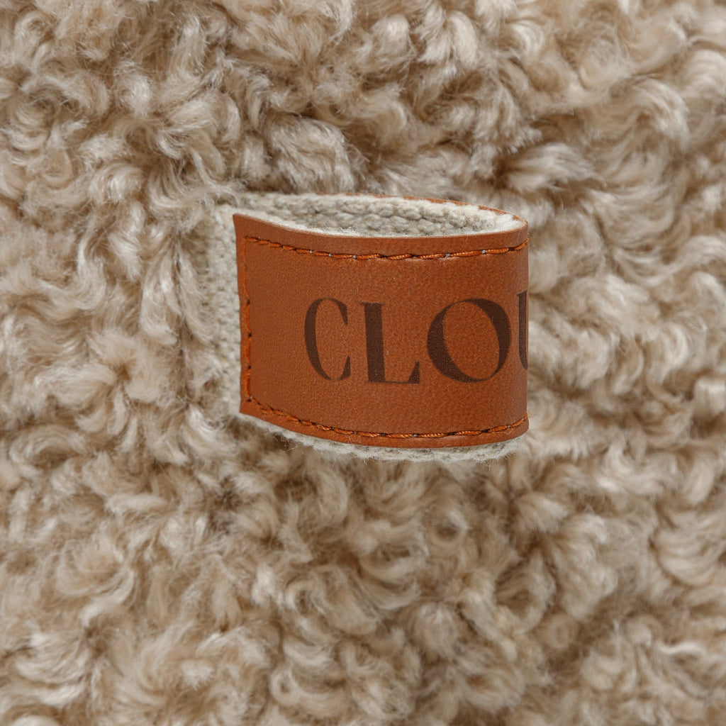 Sleepy Deluxe Curl Cream Dog Bed - Plush, Cozy Comfort for Your Pup