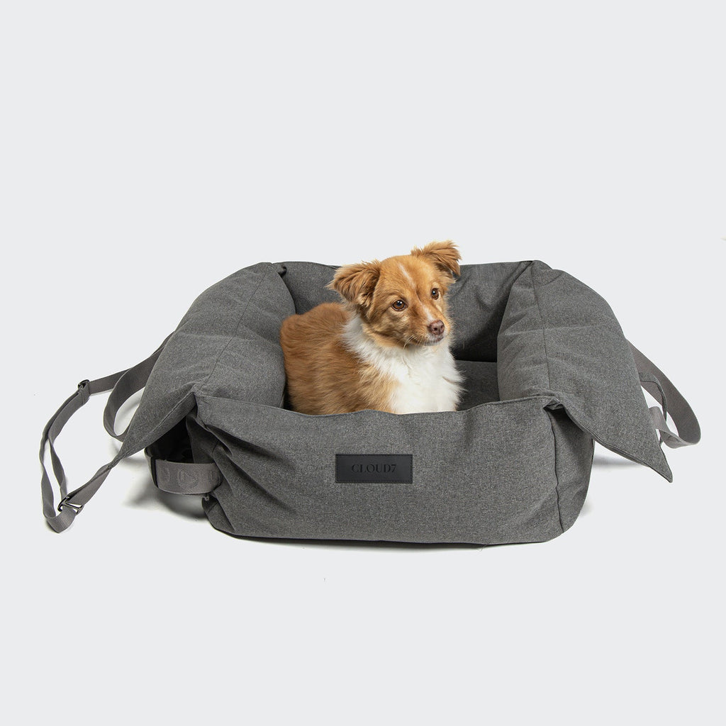 Getaway Portable Dog Car Seat – Light Graphite