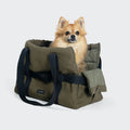 Turin Canvas Dog Carrier in Olive