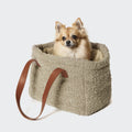 Verona Wool Beige Dog Carrier – Stylish, Cozy Travel Tote for Your Furry Friend