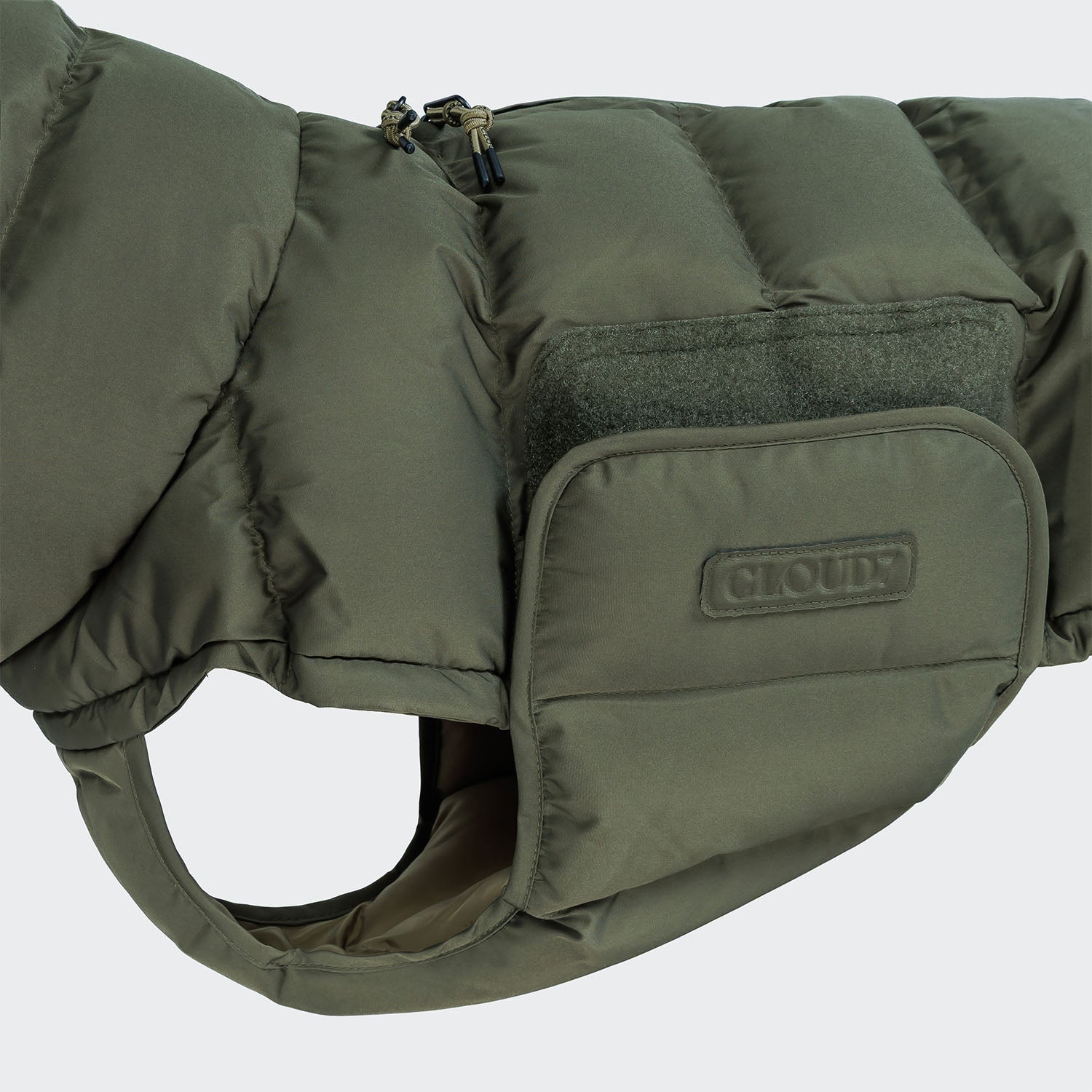 Alaska Light Olive Dog Coat – Cozy, Weatherproof Winter Jacket for Dogs
