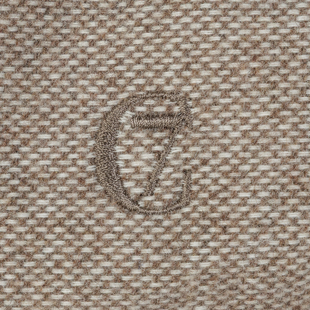 Beige Dachshund Coat by Brooklyn Tweed