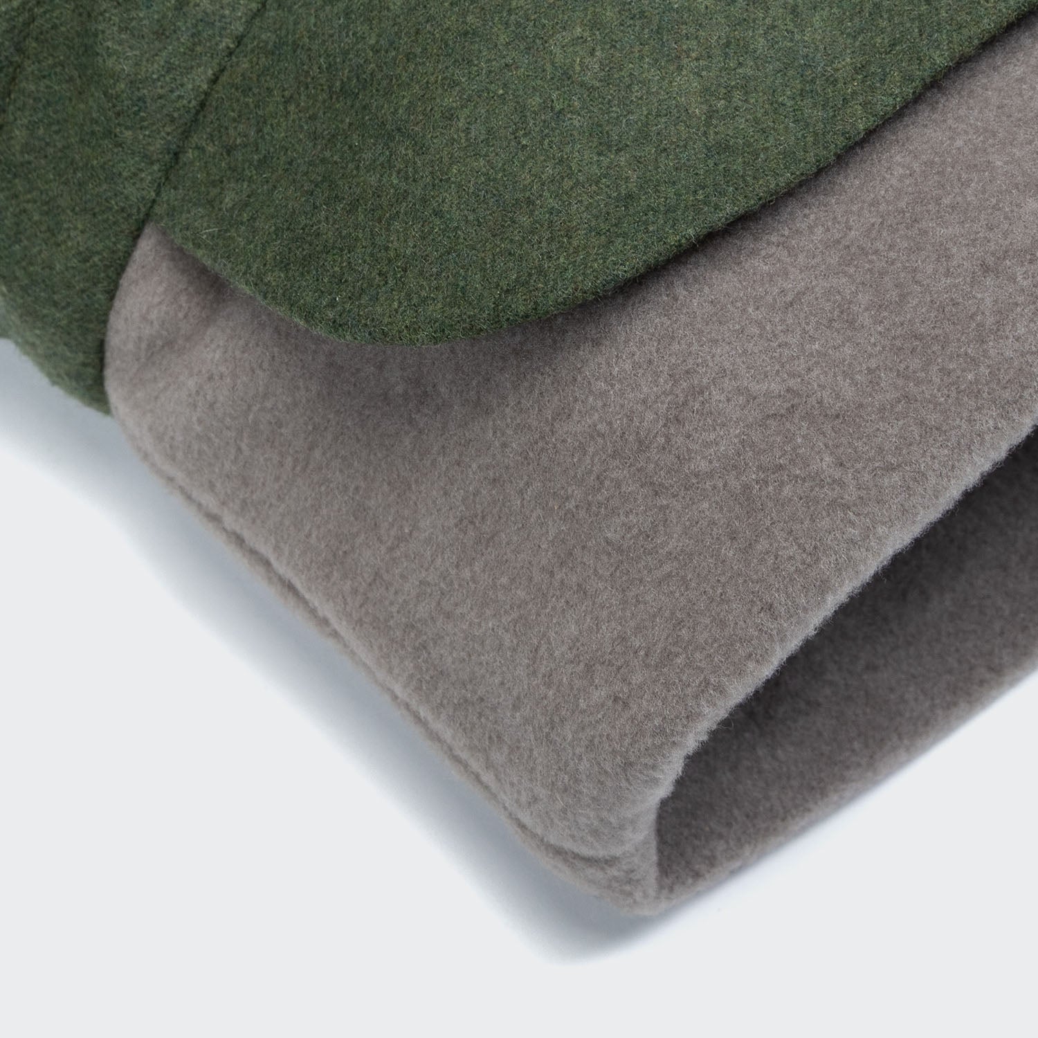 Brooklyn Long-Flannel Dog Coat in Fern Green