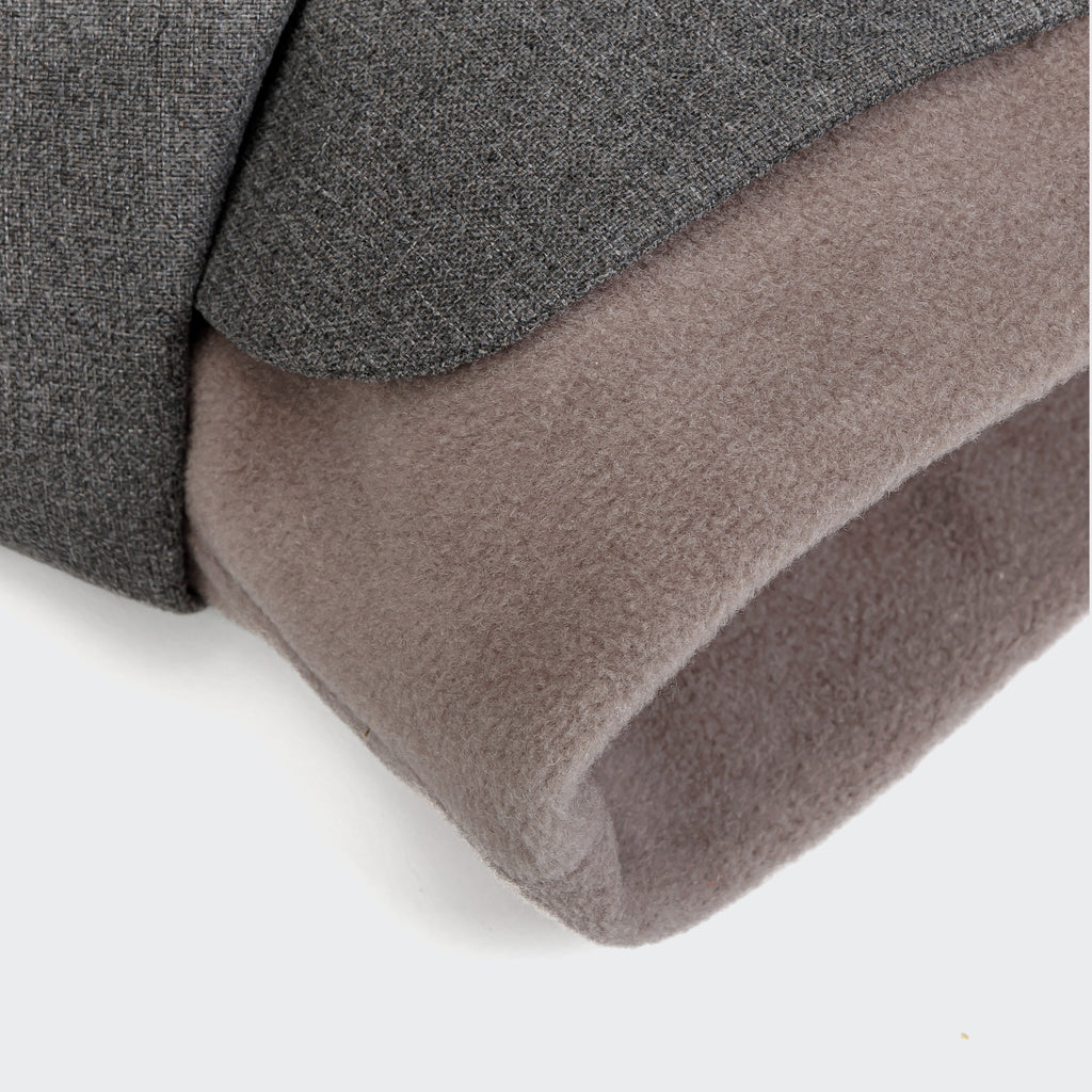 Brooklyn Lightweight Graphite Dog Coat - Stylish & Warm