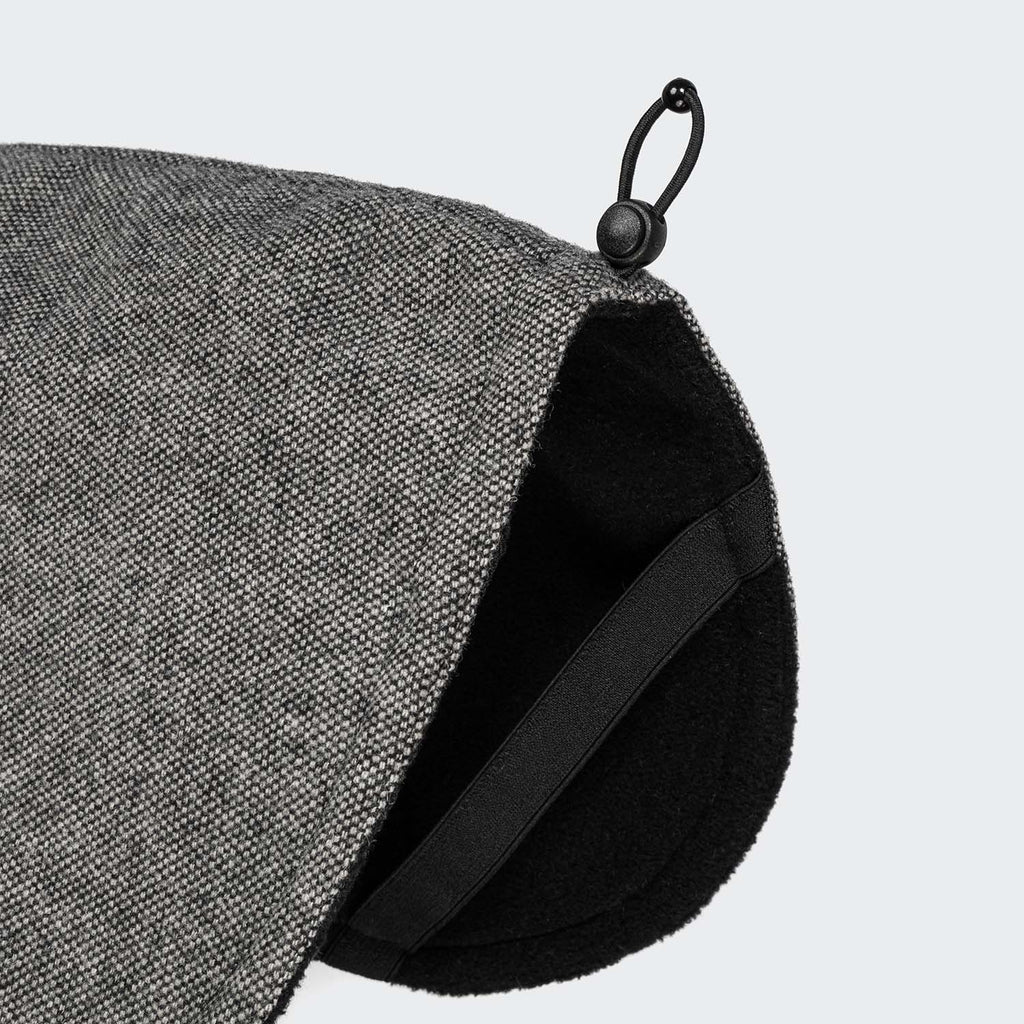 Brooklyn Long Tweed Dog Coat - Black