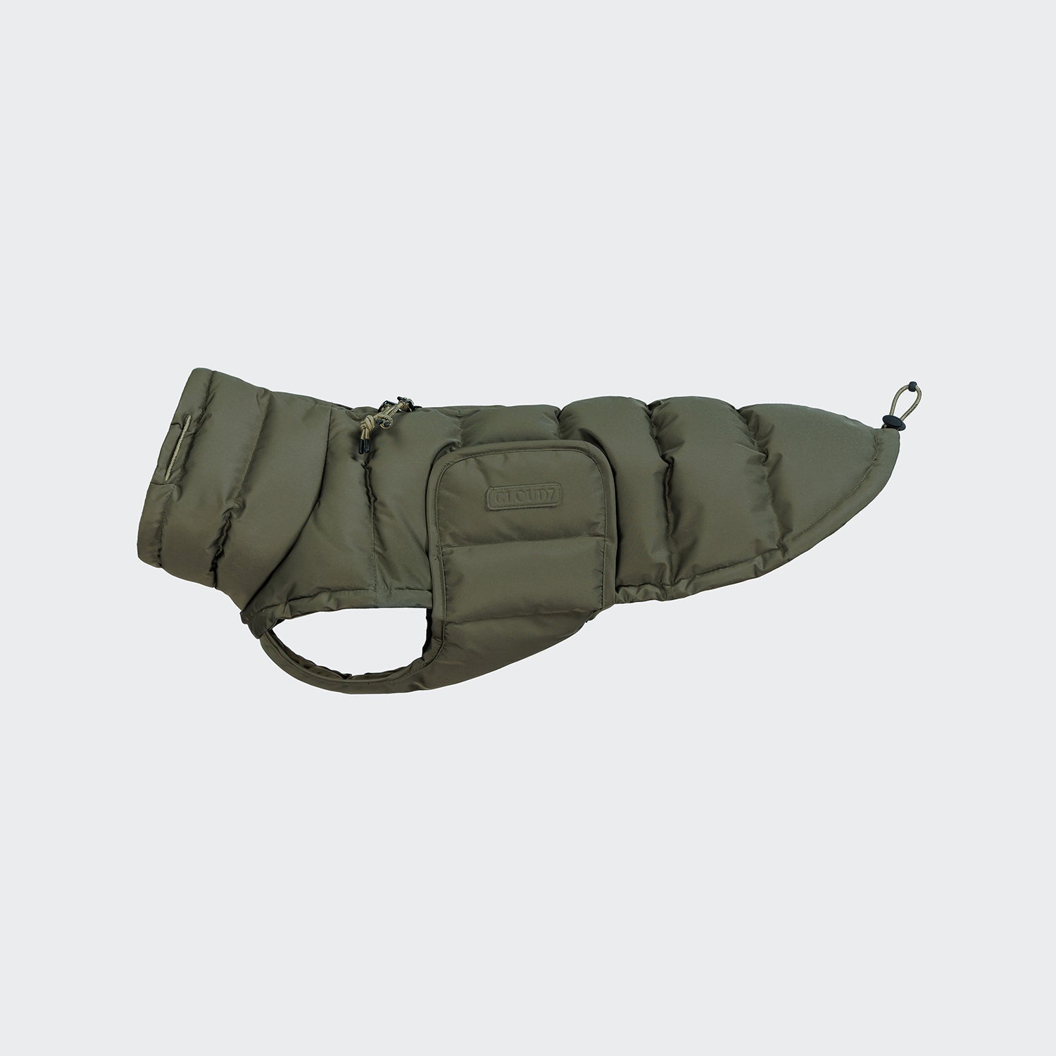 Cozy Dachshund Coat in Alaska Light Olive