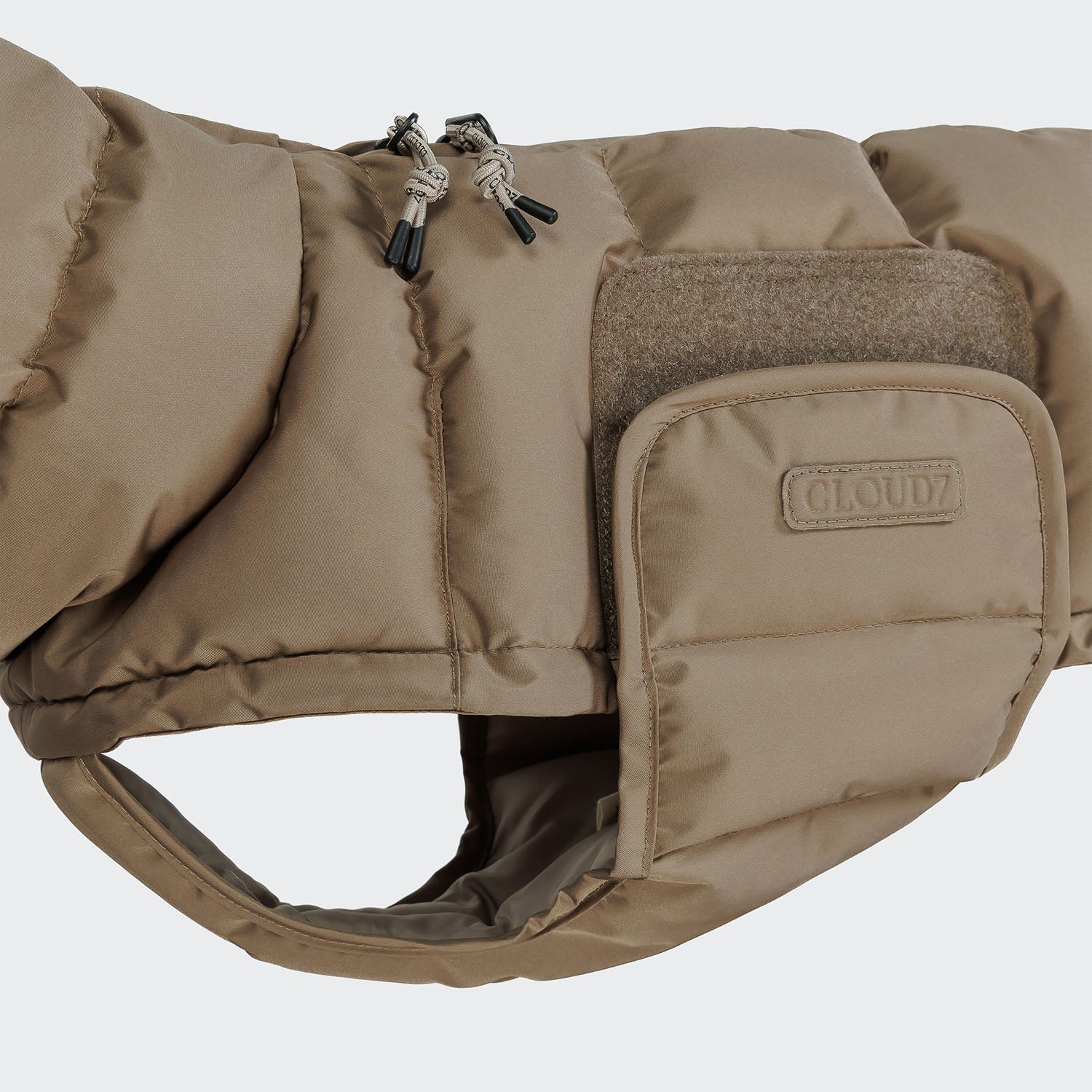 Cozy Dachshund Coat in Alaska Sandy Brown – Warm, Durable Winter Wear for Small Dogs