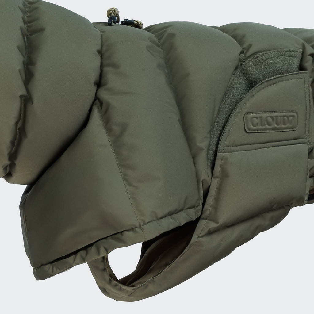 Everest Light Olive Dog Coat