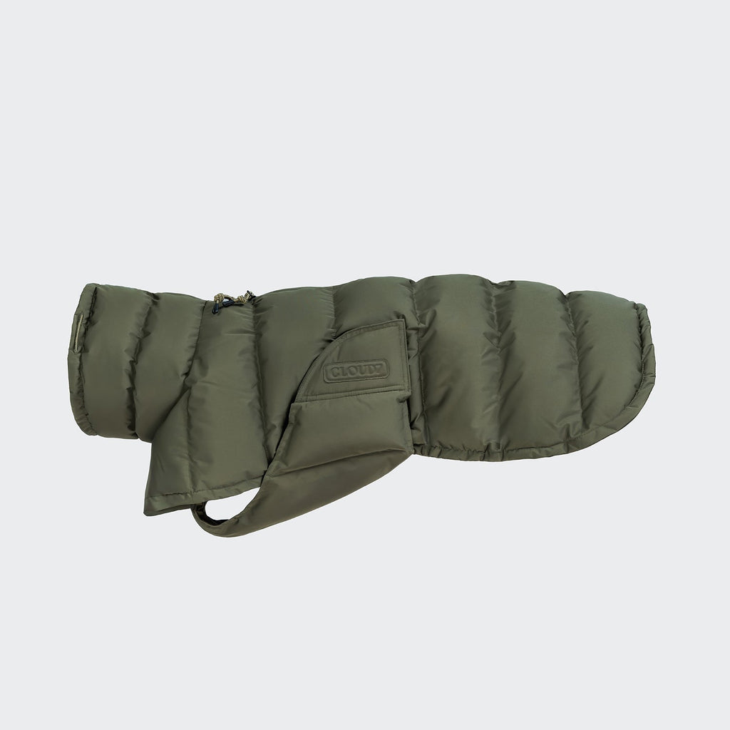 Everest Light Olive Dog Coat