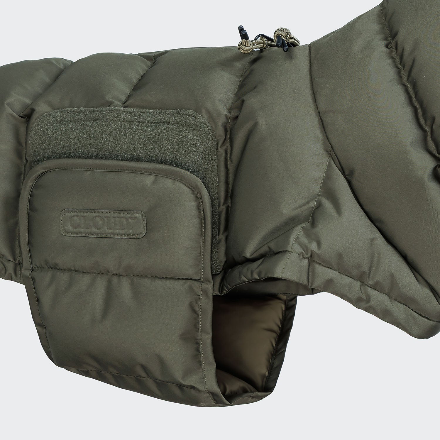 Alaska Light Olive French Bulldog Coat - Cozy, Lightweight Dog Jacket