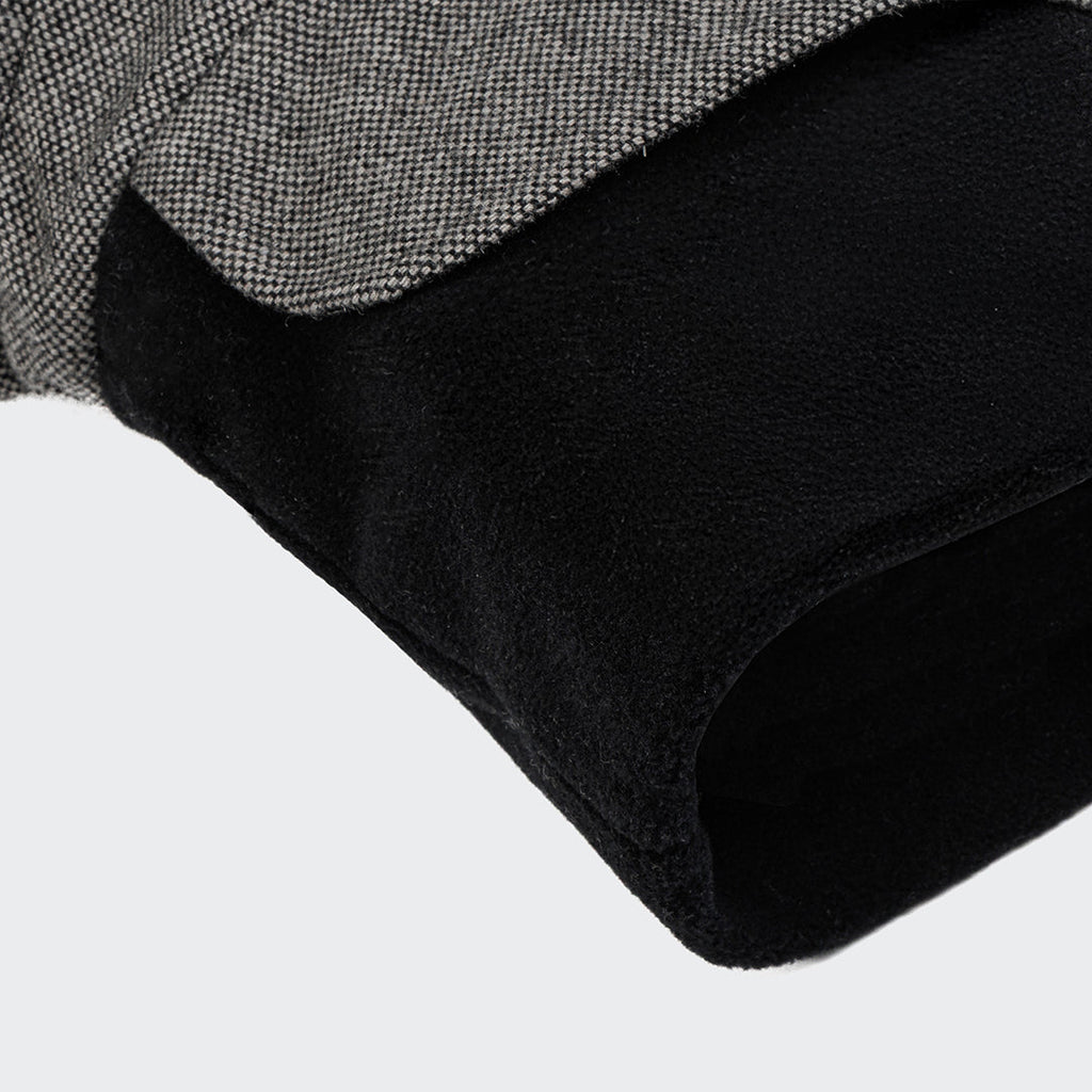 Brooklyn Long Tweed Coat for Sighthounds - Black