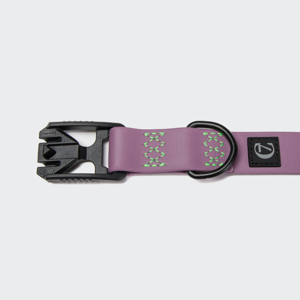 Lilac Ipanema BioThane Dog Collar