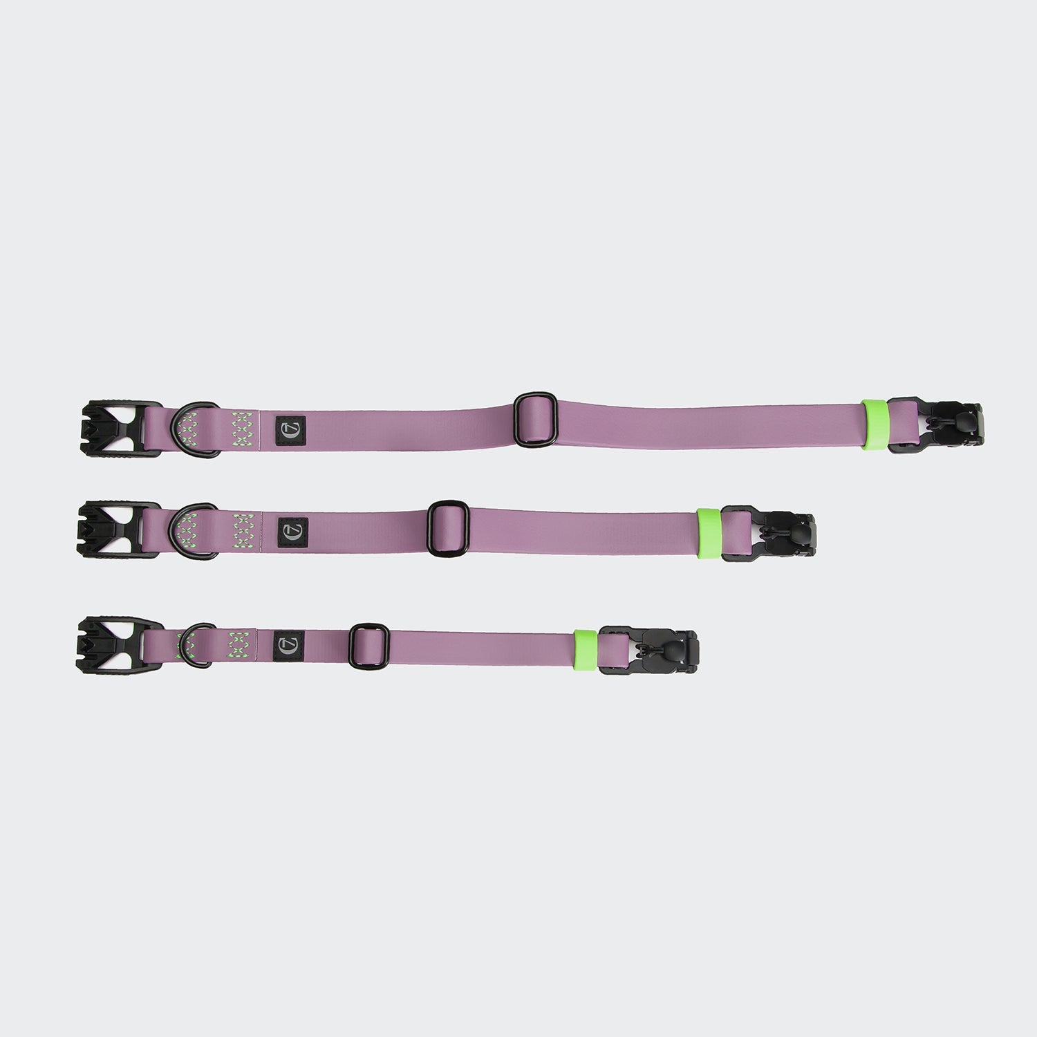Lilac Ipanema BioThane Dog Collar