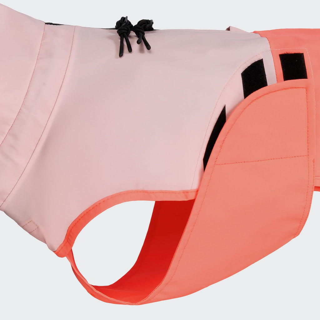 Dachshund Raincoat ACTIVE Peach/Neon Pink – Stylish, Waterproof Rain Jacket for Dachshunds