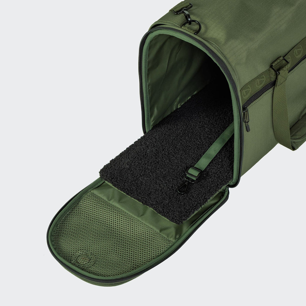 AKTIV Olive Flight Carrier – Lightweight, Comfortable Travel Carrier for Pets