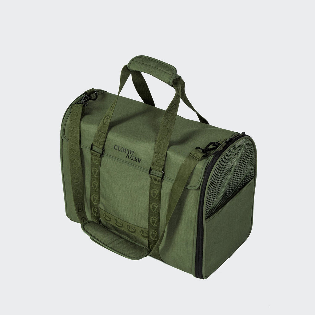 AKTIV Olive Flight Carrier – Lightweight, Comfortable Travel Carrier for Pets