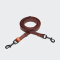 Premium Adjustable Dog Leash - BioThane Ipanema, Dark Aubergine