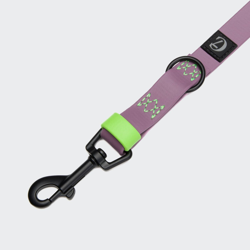 Ipanema Lilac BioThane Adjustable Dog Leash