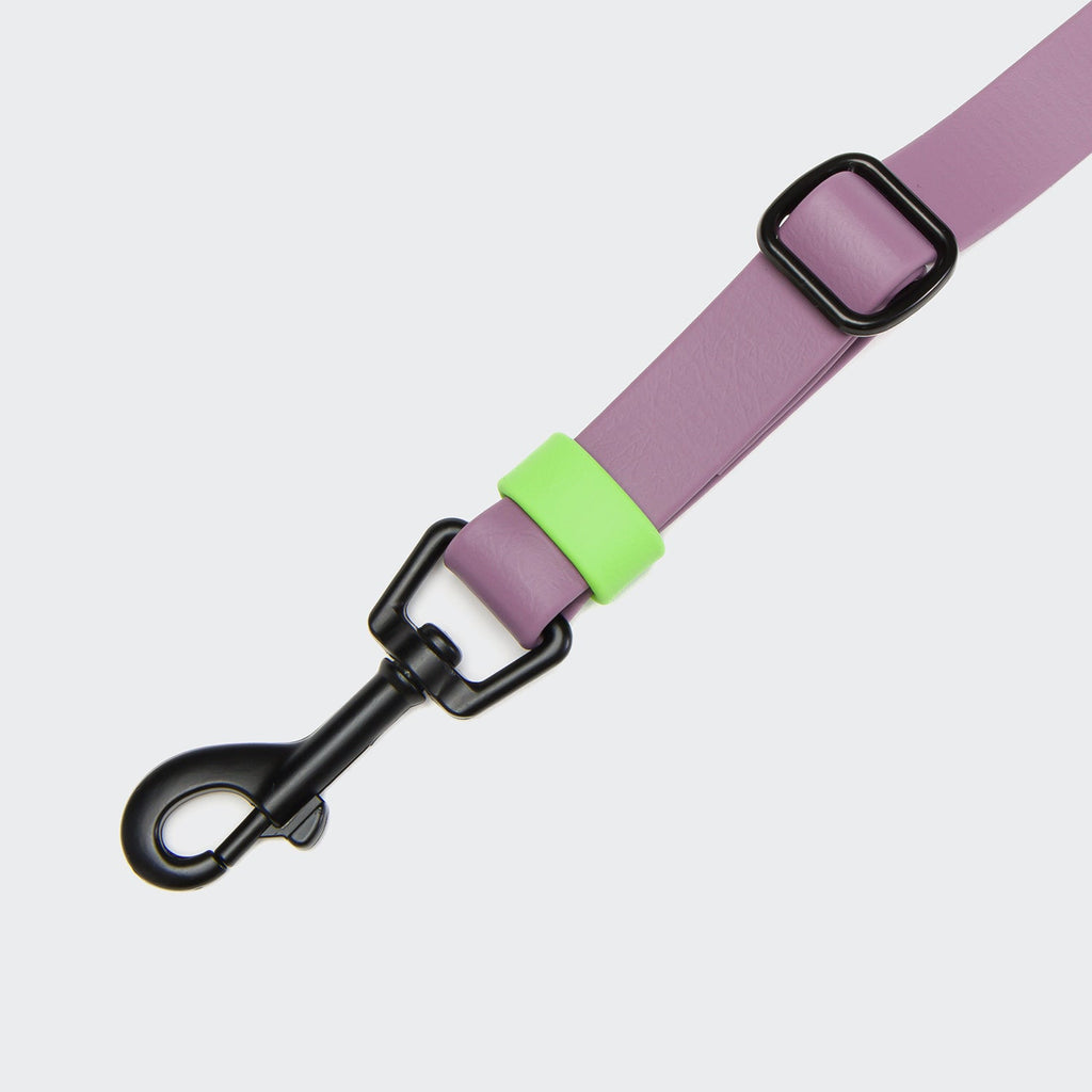 Ipanema Lilac BioThane Hands-Free Dog Leash