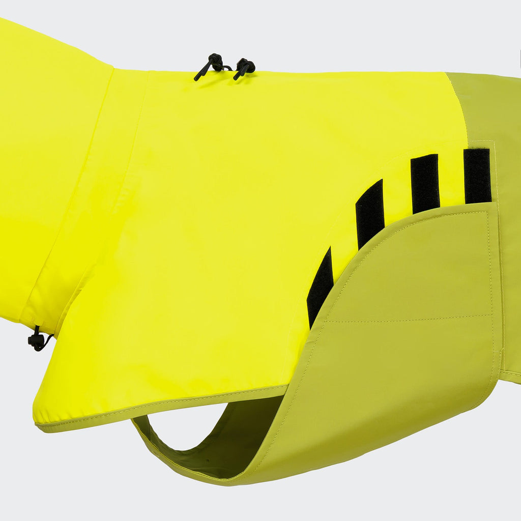 AKTIV Dog Raincoat - Neon Green & Light Olive