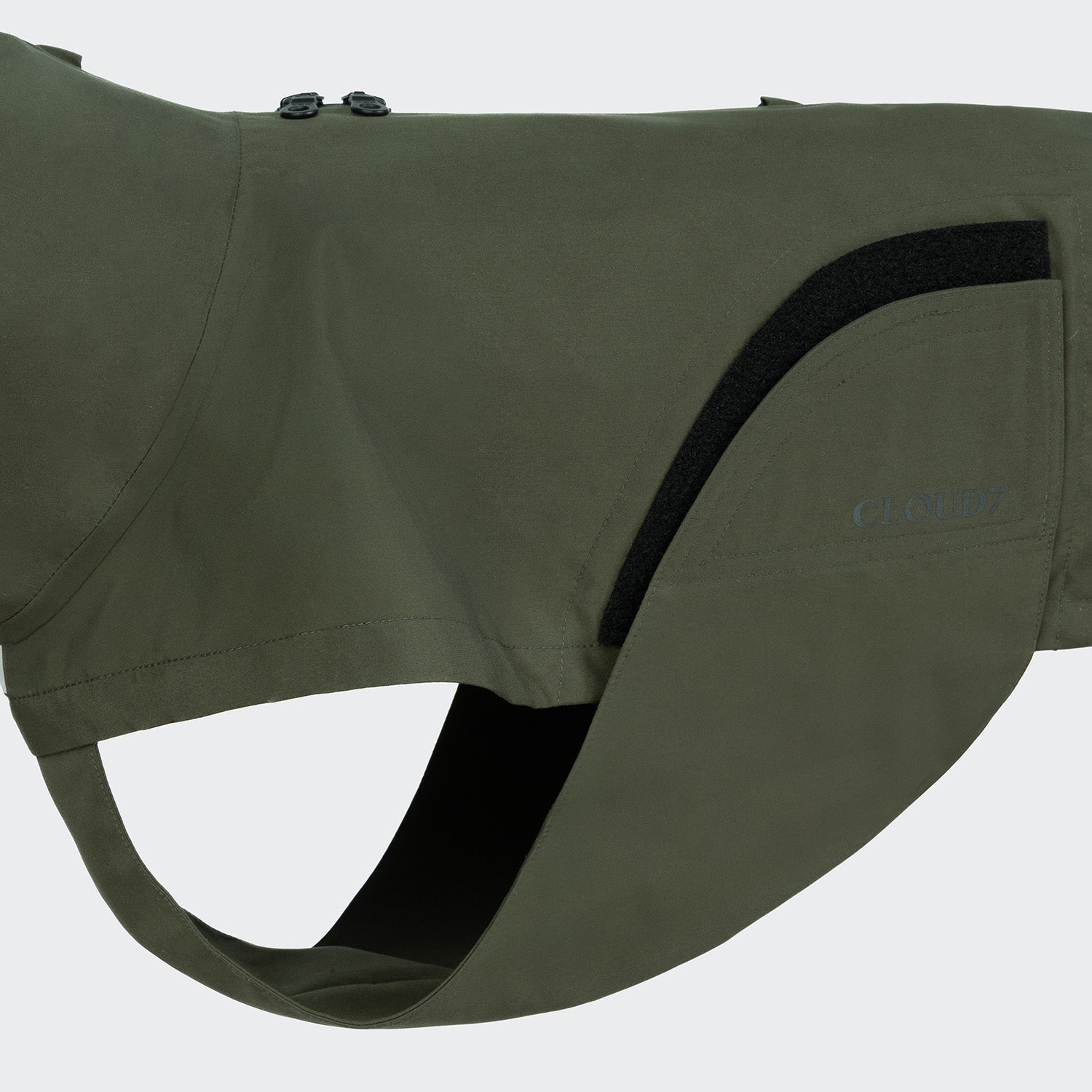 Dublin 2.0 Dog Raincoat – Dark Olive