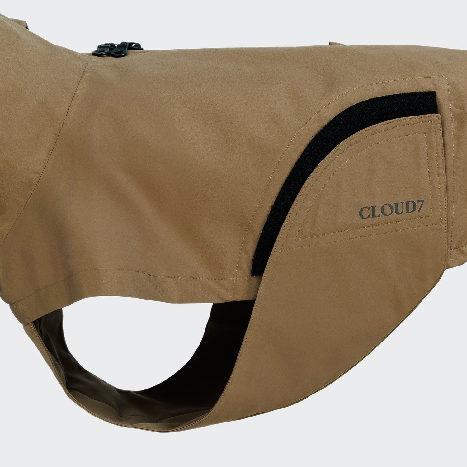 Dublin 2.0 Dog Raincoat in Sandy Brown