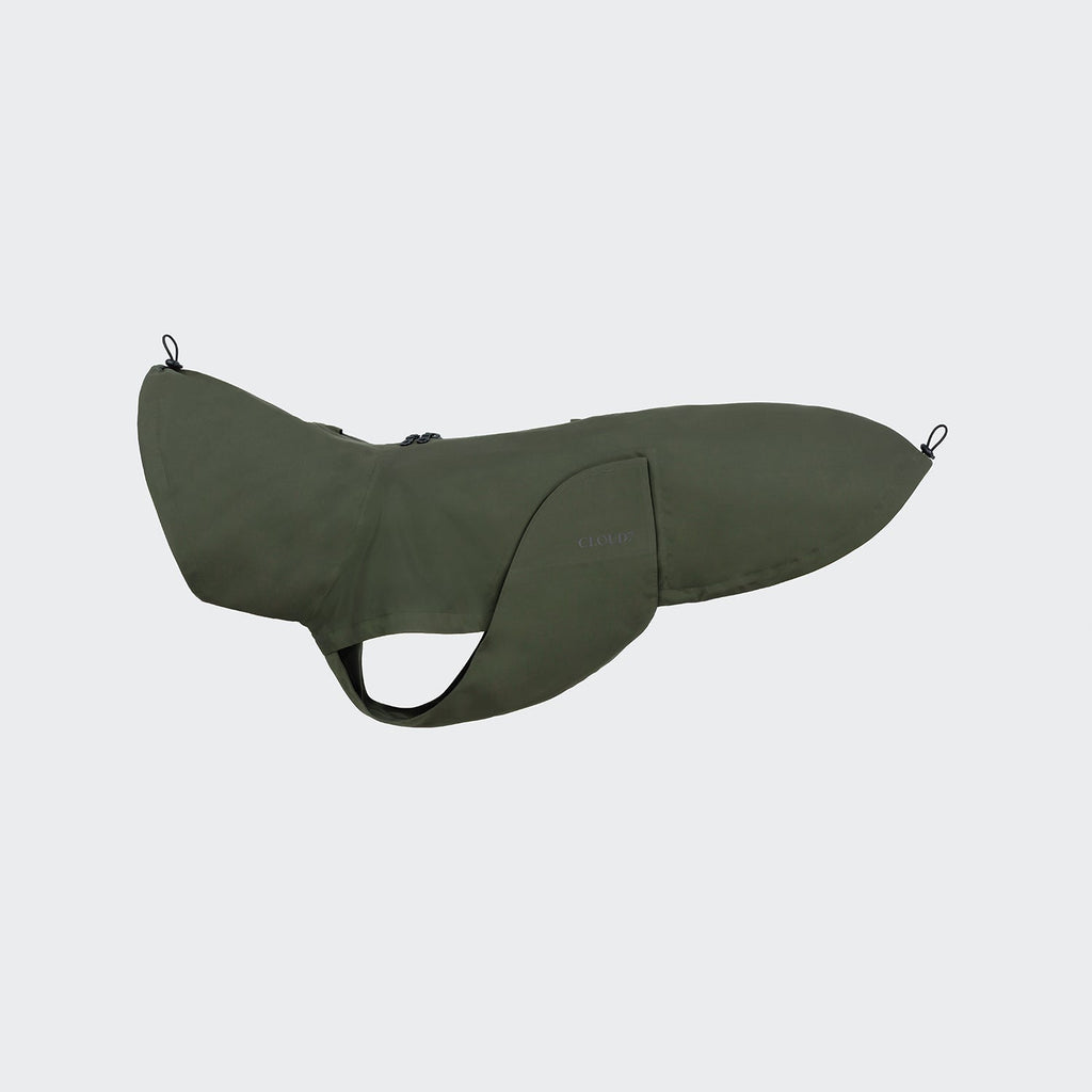 Dublin 2.0 Dog Raincoat – Dark Olive